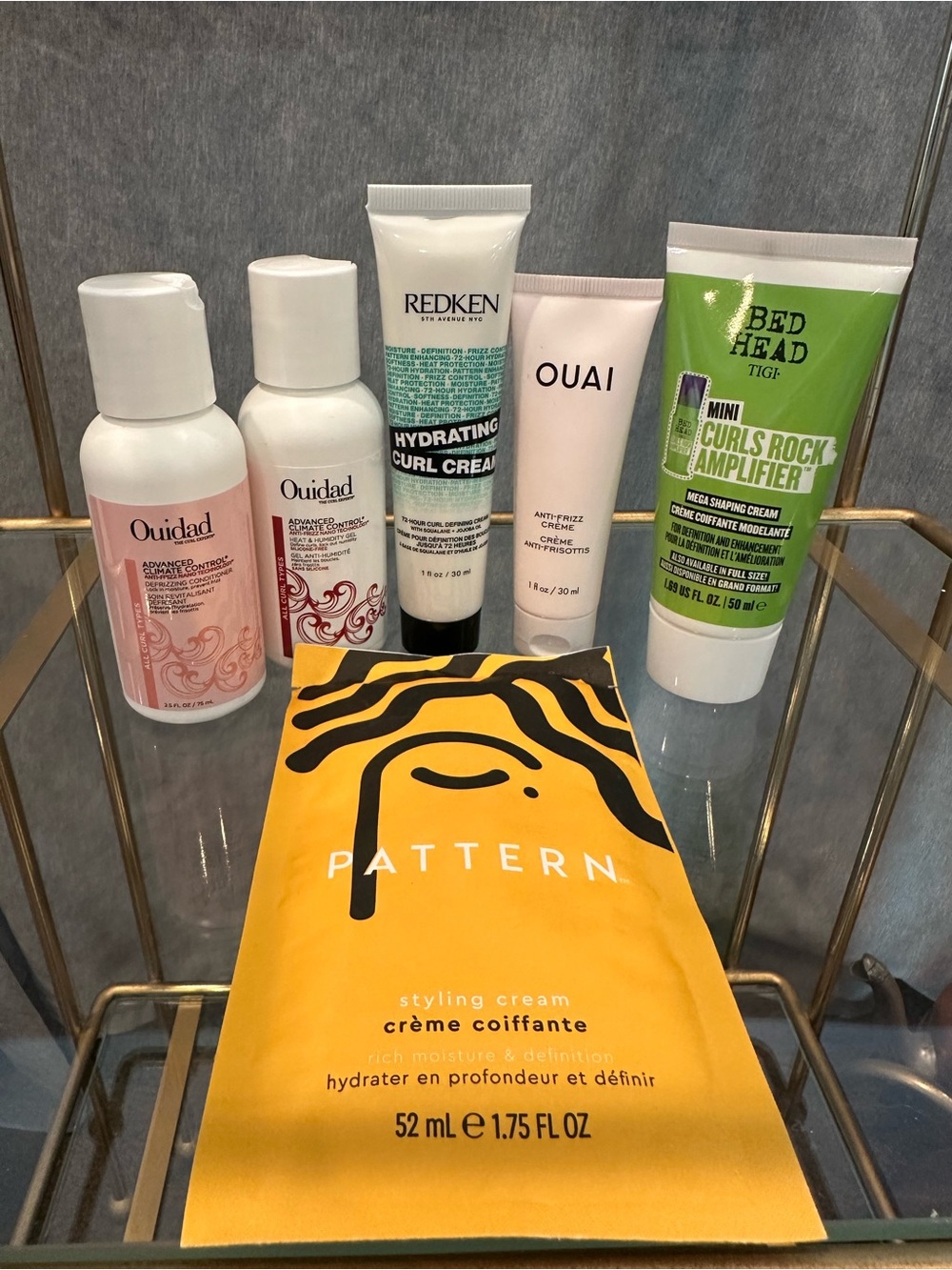 Curly Hair Sample Lot 1 - Ouidad, Ouai, Pattern, Redken and BedHead 6 Items!